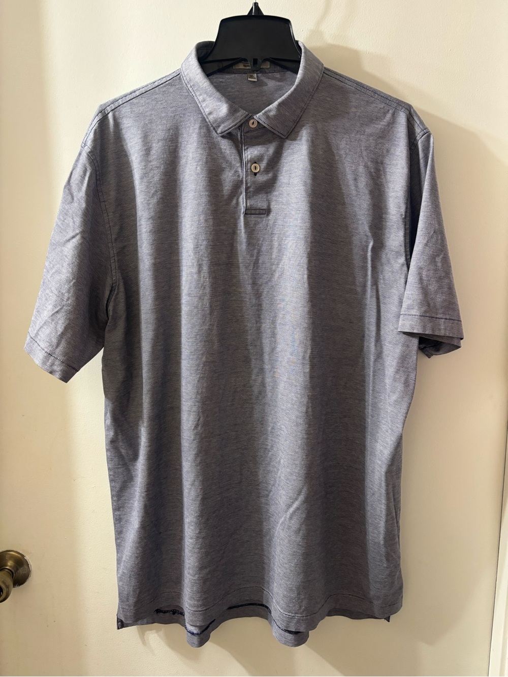 Peter Millar Men's Gray Heather Polo
